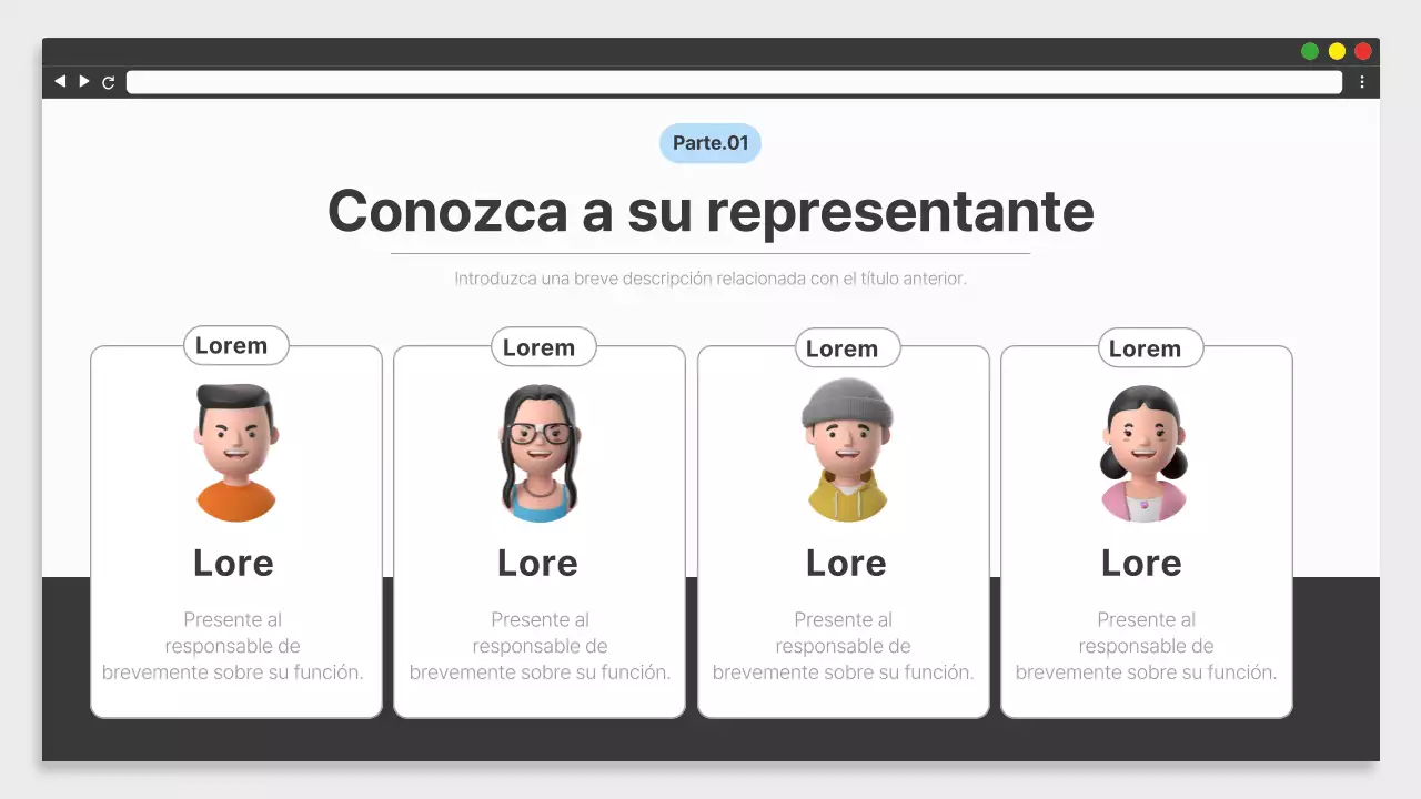 Materiales sencillos en blanco y negro para la formación en el lugar de trabajo
