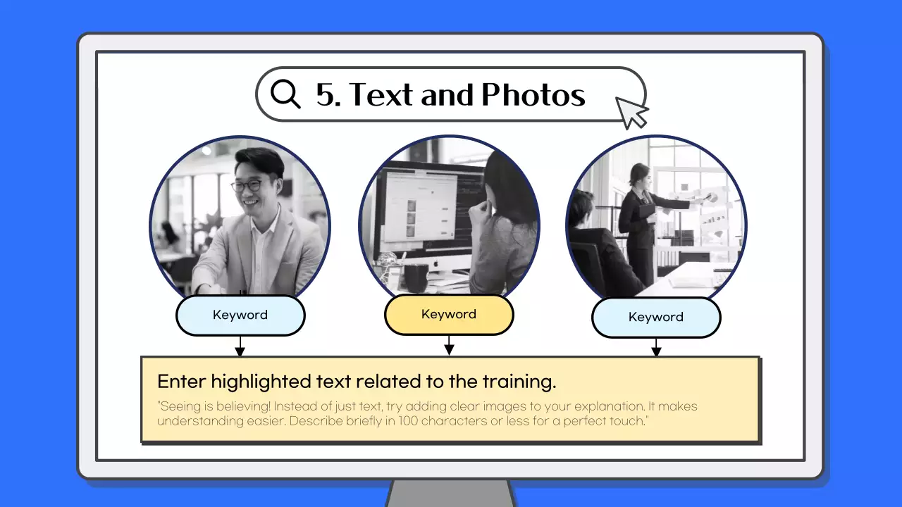 블루 심플 비즈니스 템플릿 프레젠테이션