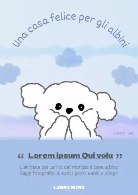 Copertina vintage per cuccioli in azzurro e viola