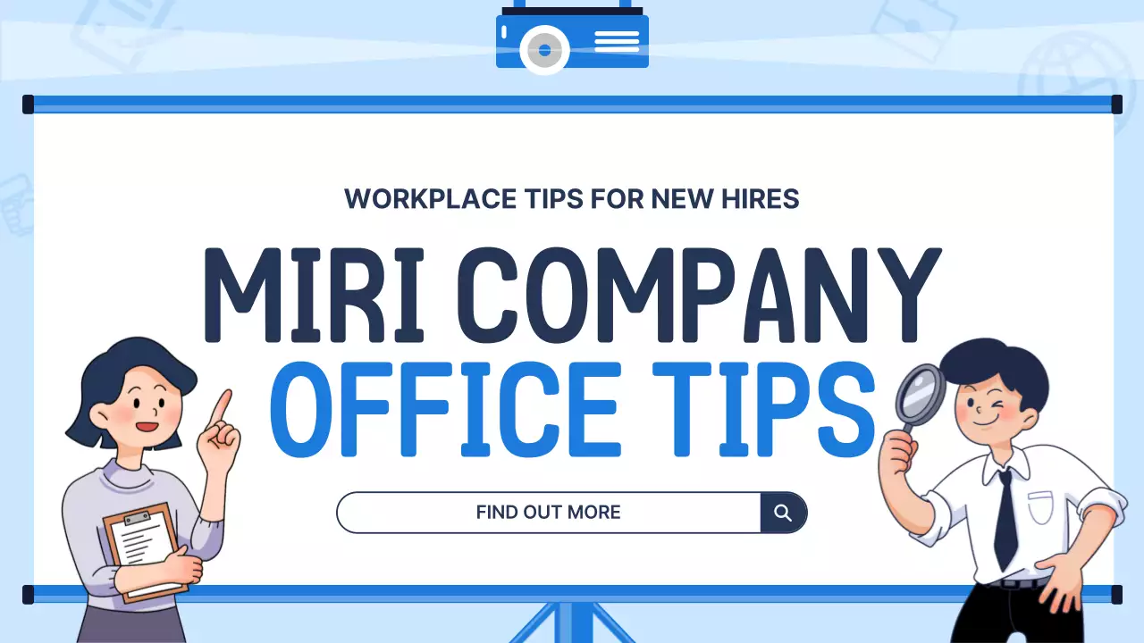 Blue Simple Office Guide Presentation