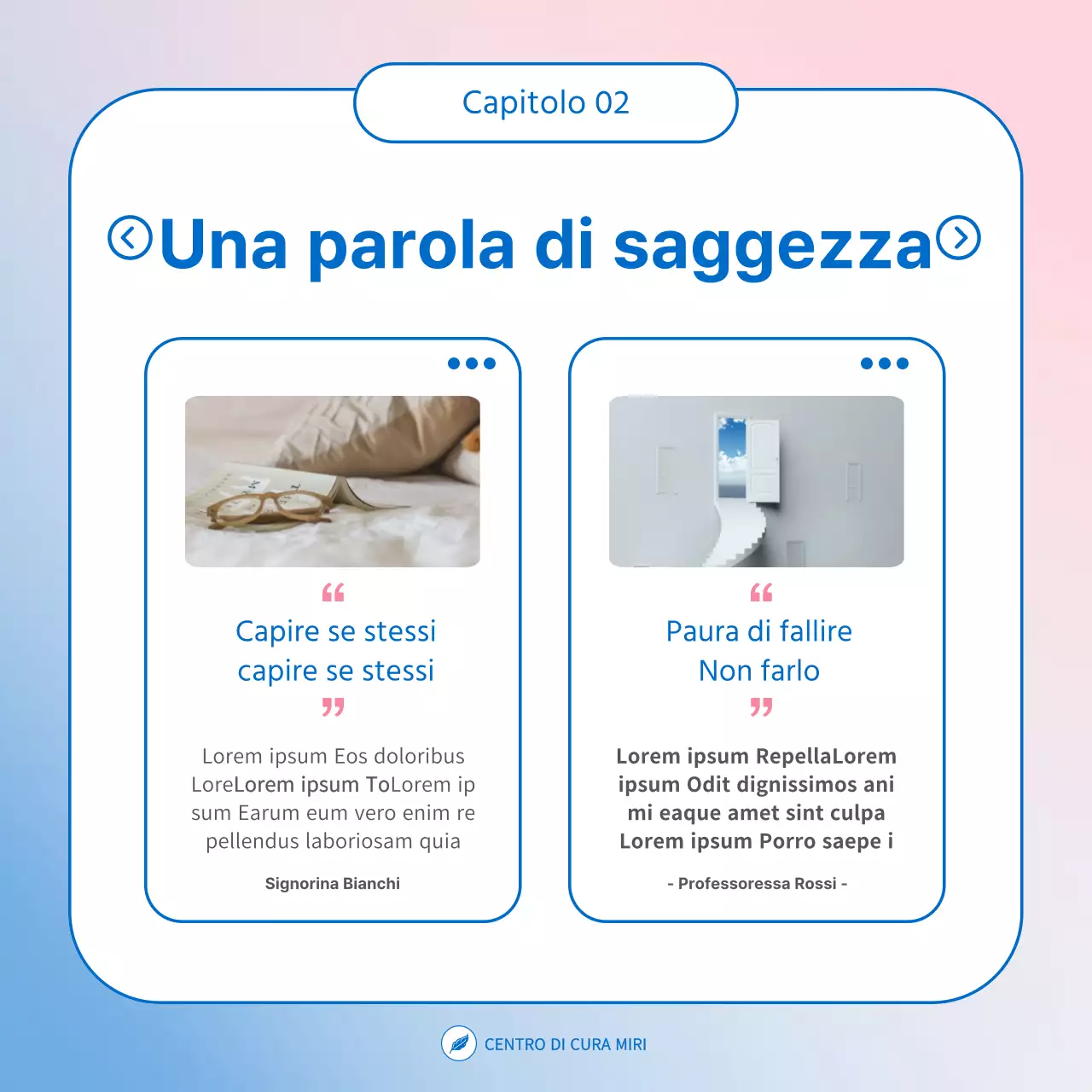 Una semplice guida azzurra e rosa alla linea telefonica di assistenza