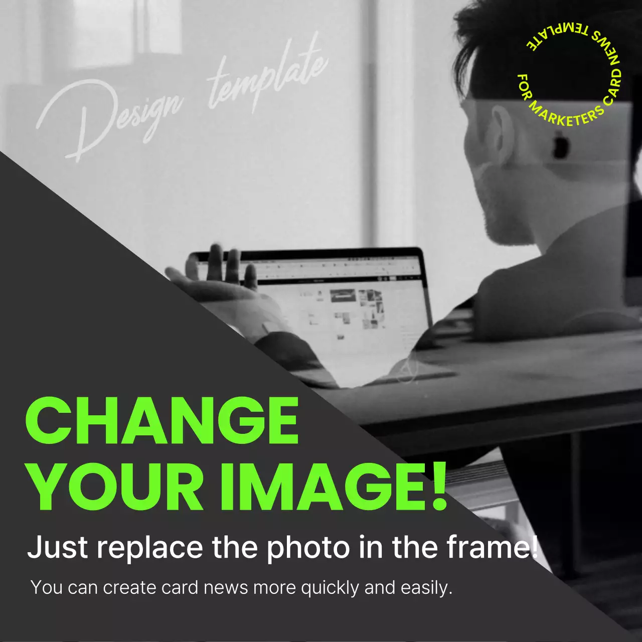 Blue Modern Marketing Template Instagram Carousel