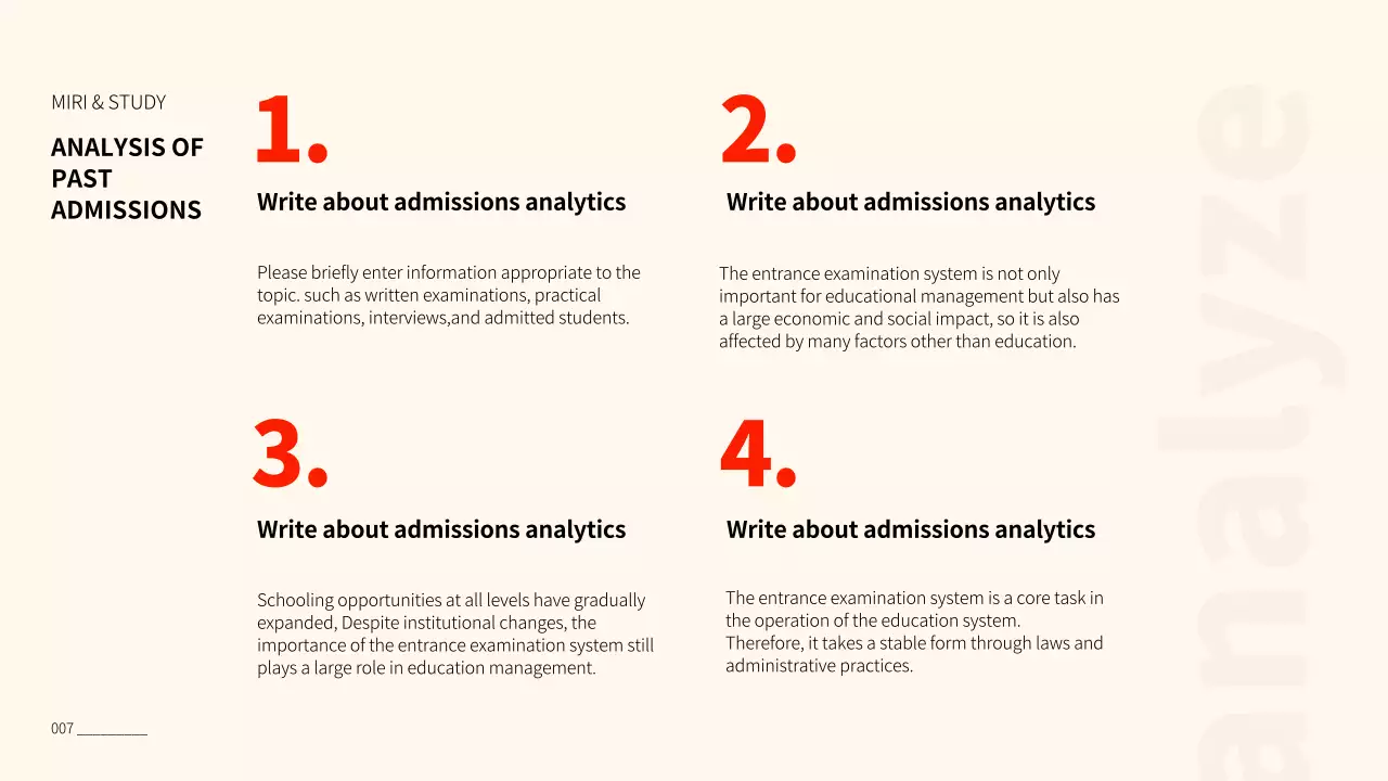 Red Professional 입학 가이드 프레젠테이션