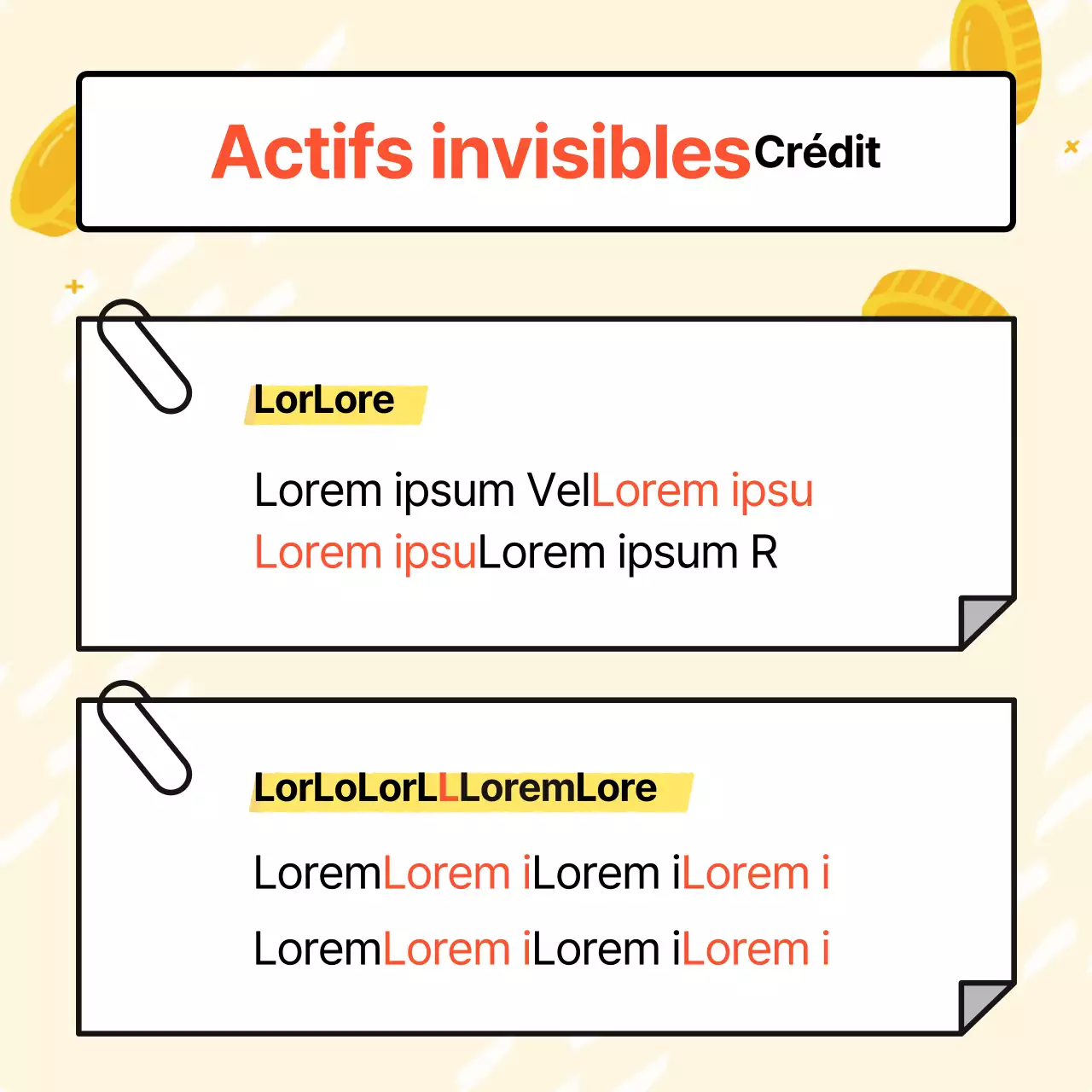Publicité minimaliste jaune et rouge pour une carte de crédit destinée aux primo-accédants