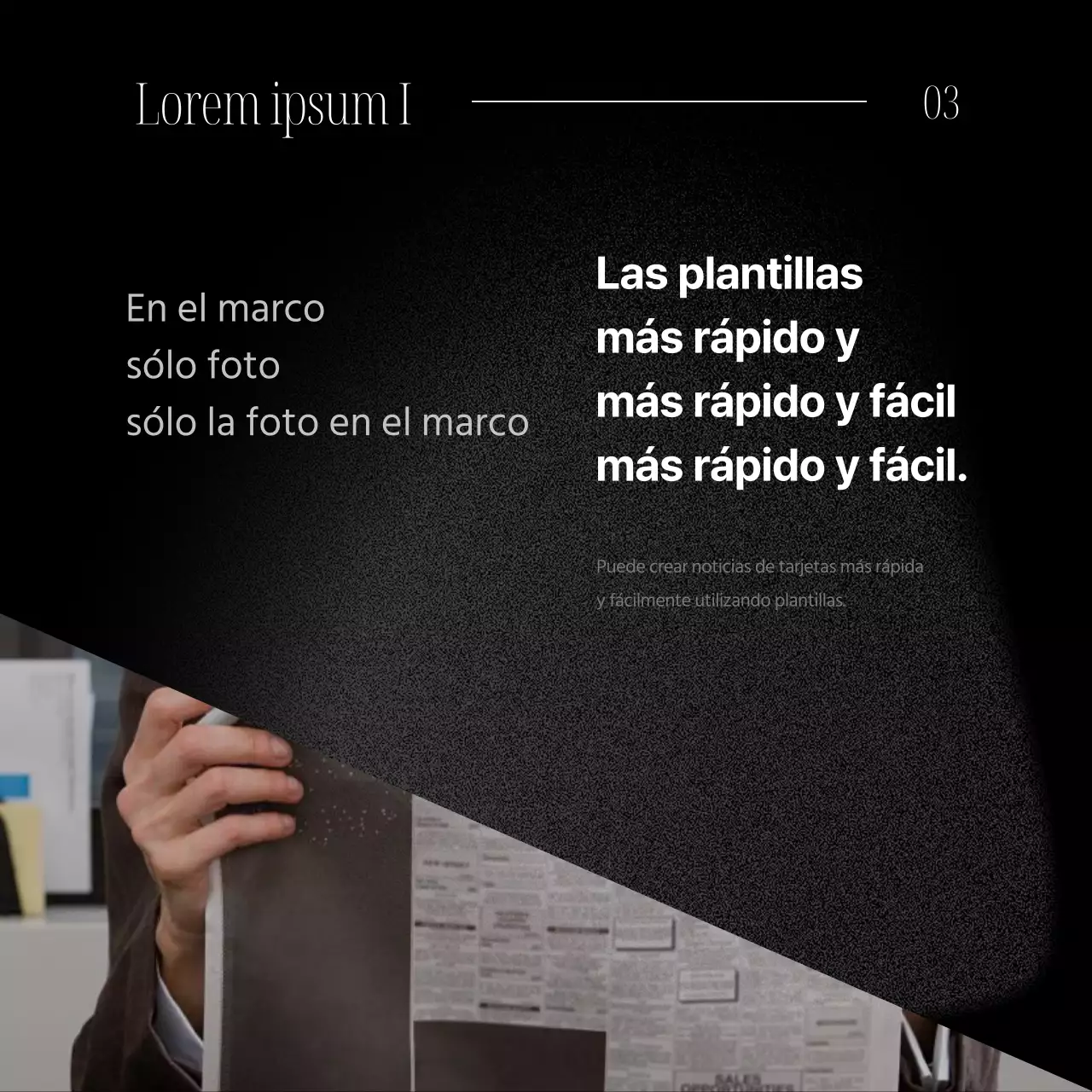 Un puesto de negocios moderno en negro y azul claro