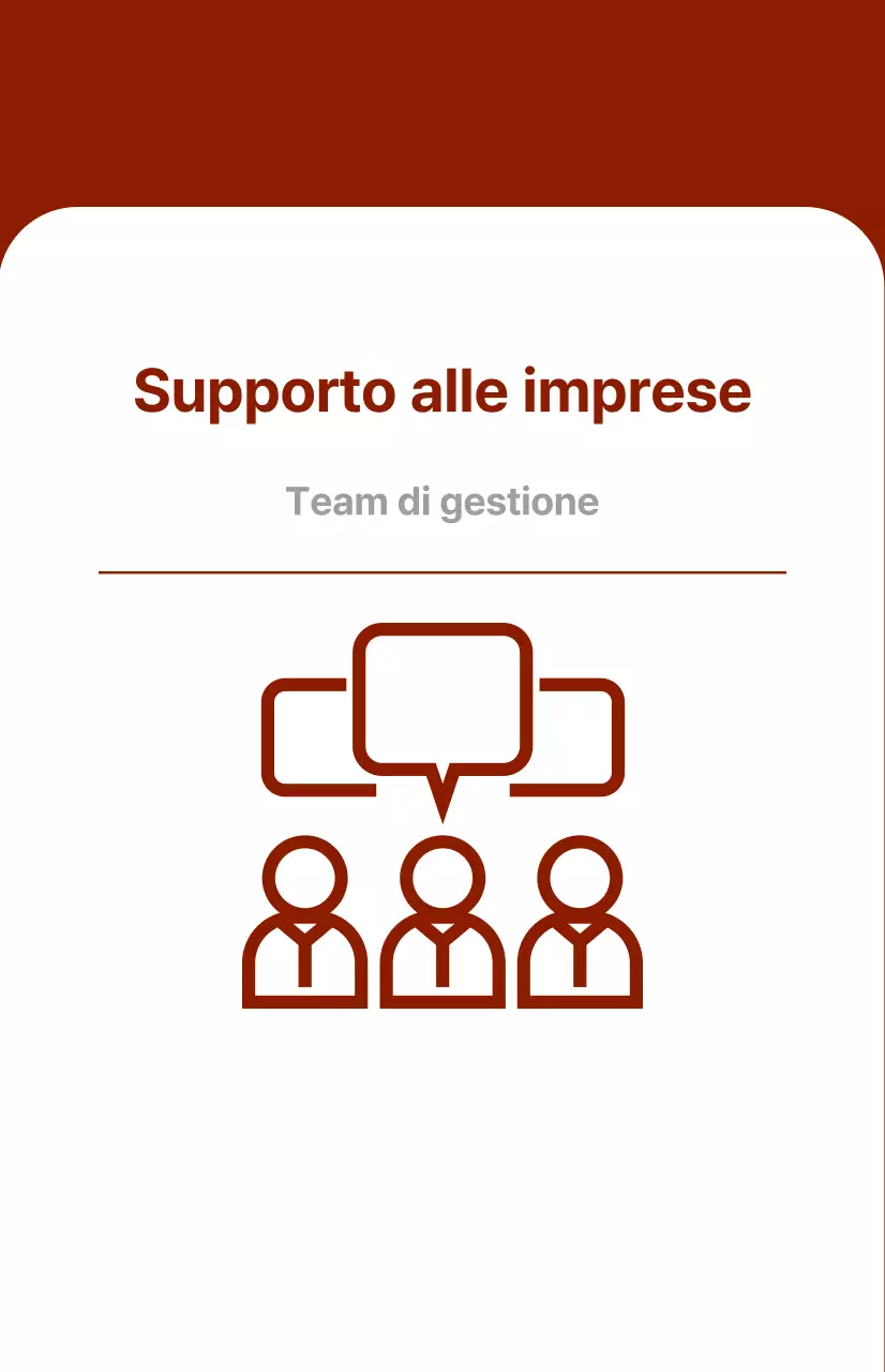 Red Introduzione di un dipartimento aziendale con un concetto audace