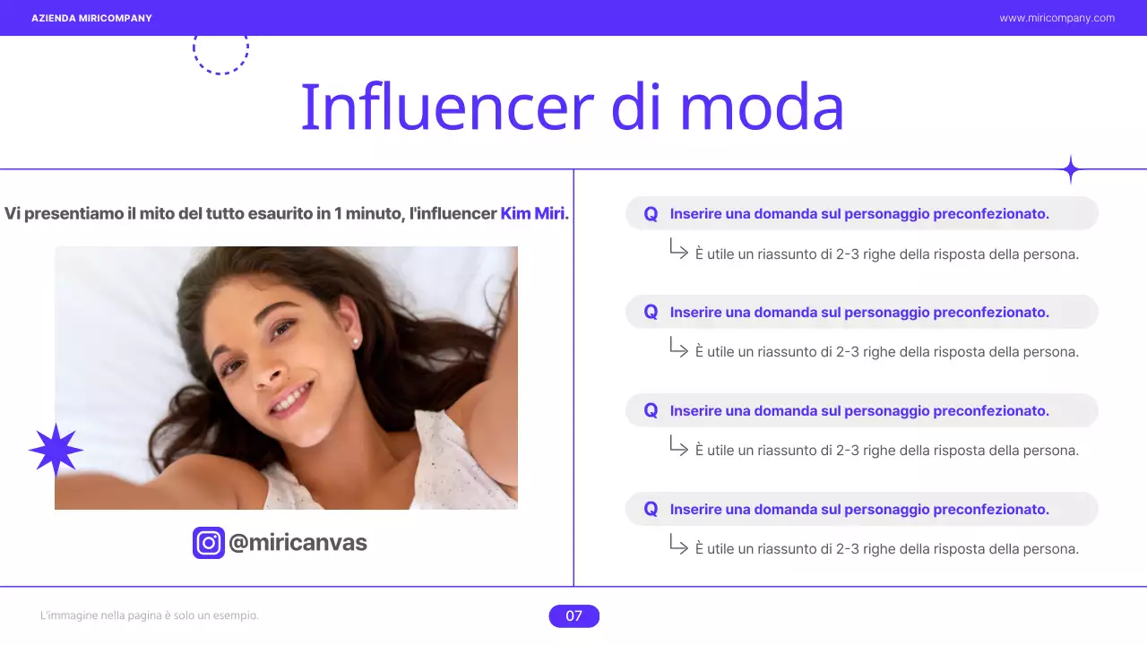 Una guida aziendale kitsch con sfondo bianco