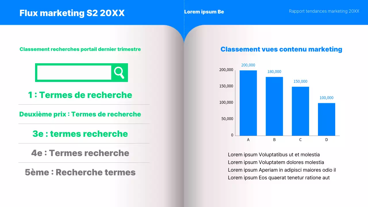 Rapport sur les tendances marketing de la Génération MZ en bleu et menthe