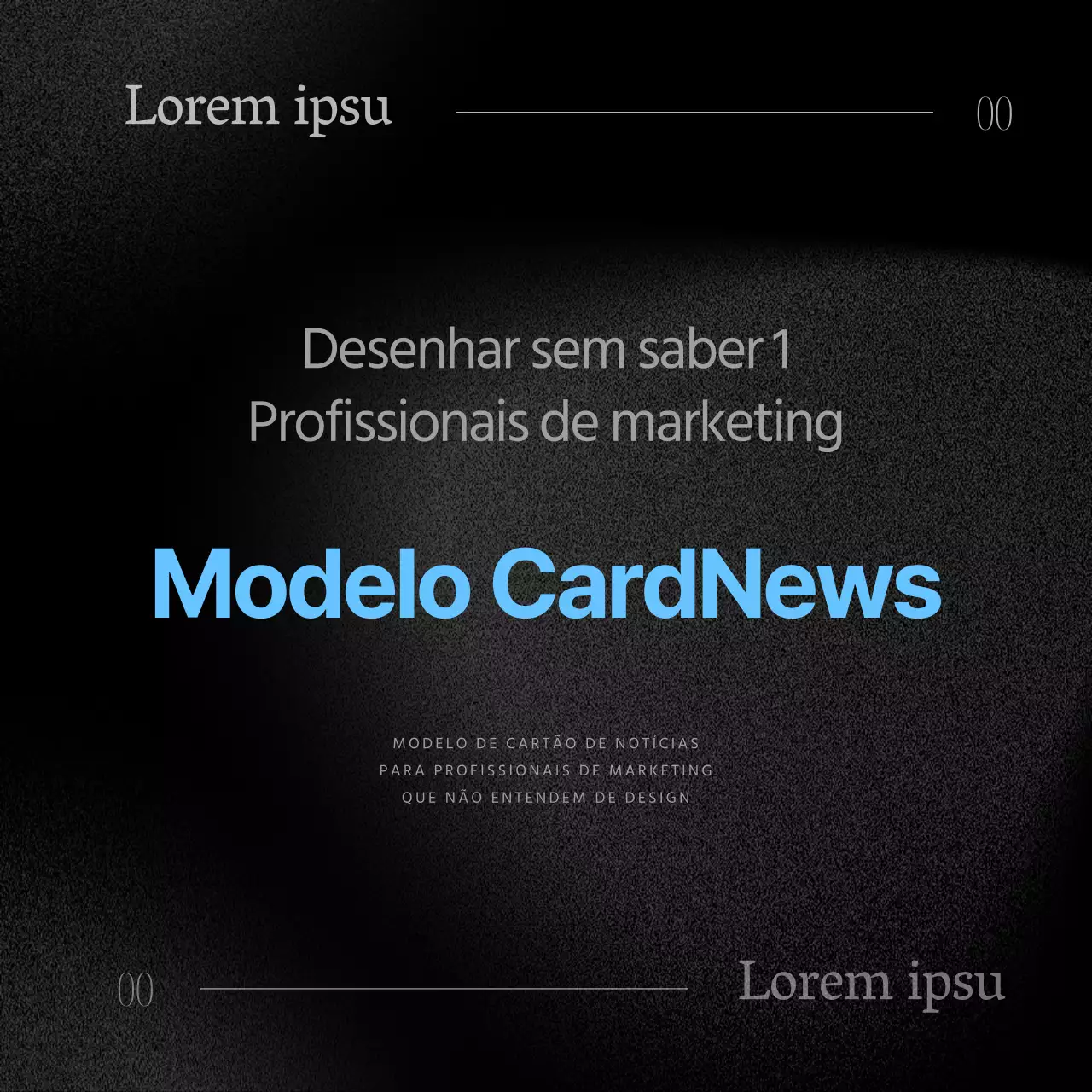 Um correio comercial moderno em preto e azul claro