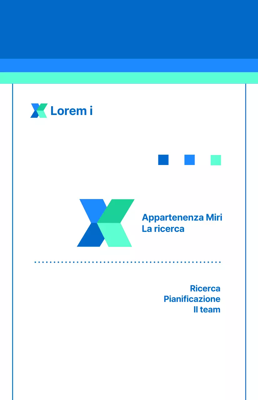Blu Un concetto semplice per un'affiliazione aziendale affidabile