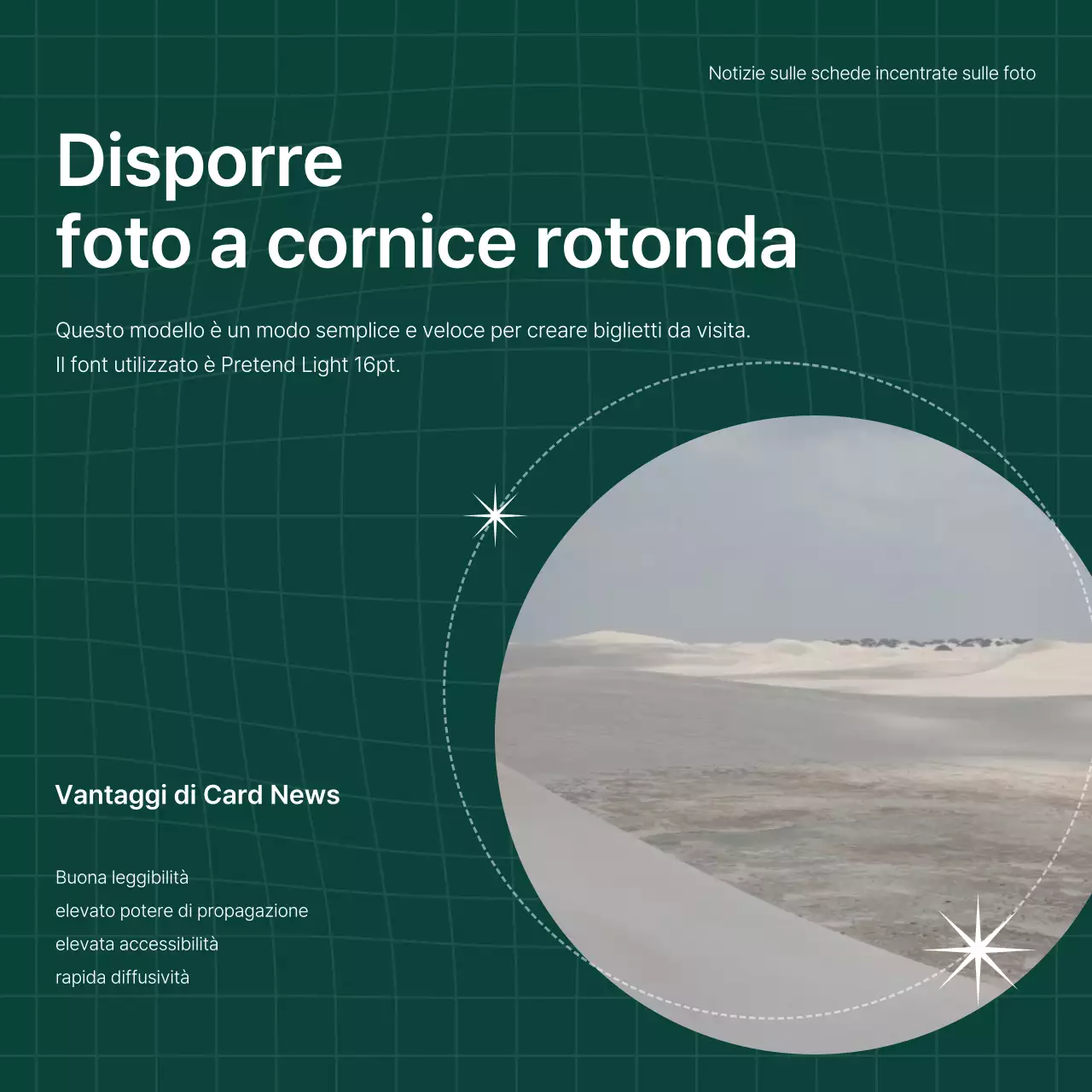 Promuovere un marketing di tendenza in verde e bianco