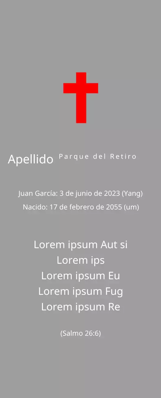 Placas funerarias de concepto cristiano o católico con versículos bíblicos