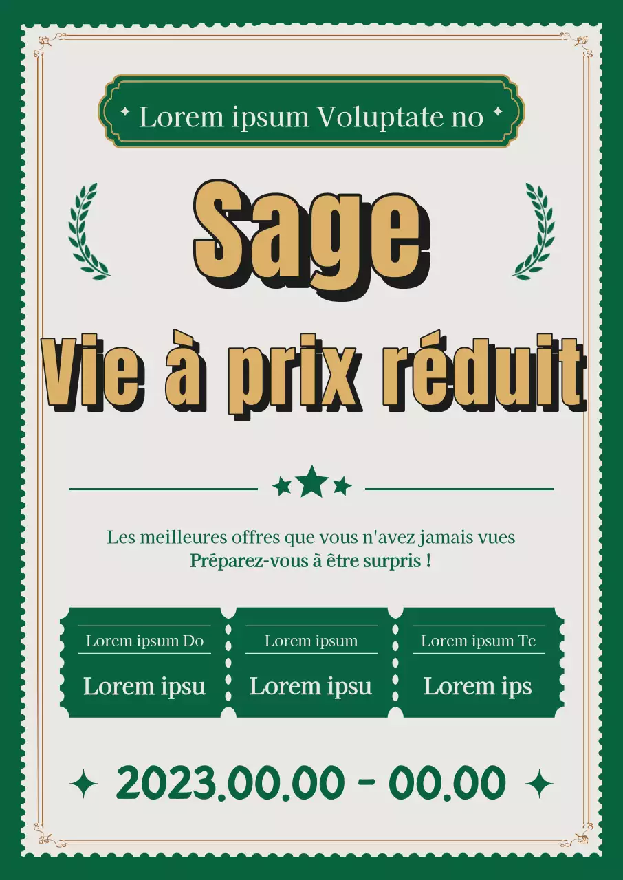 Korea Sale Festa : événement de réduction des achats avec un arrière-plan et une police de caractères d'inspiration rétro et des images de coupons.