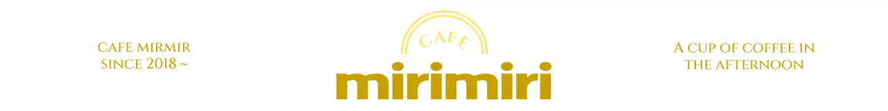 Emotional cafe logo with lines