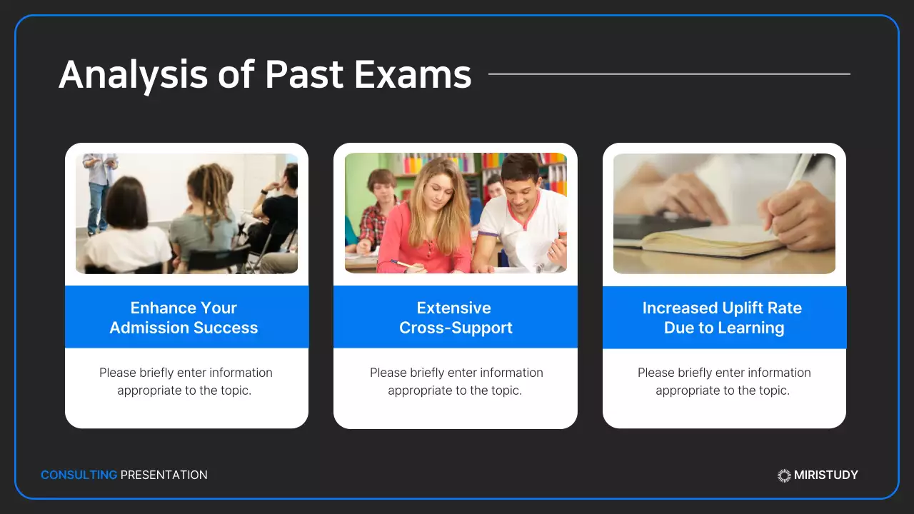 Blue Modern Exam Presentation