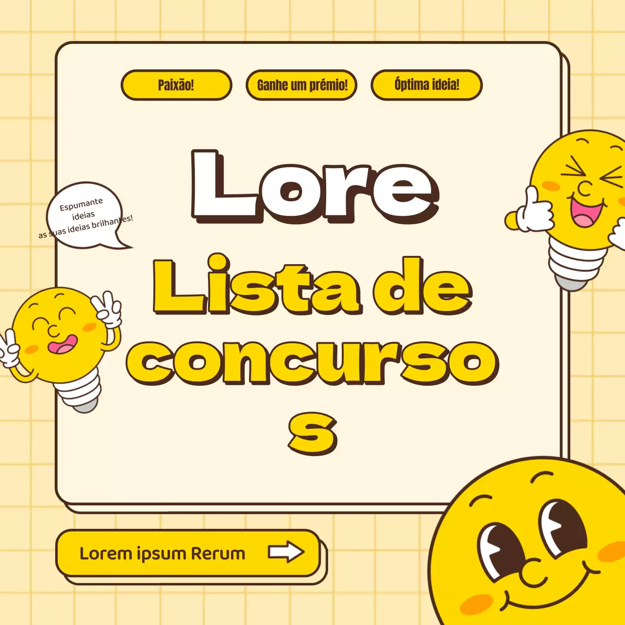 Um guia para colocar as listas de concursos em amarelo