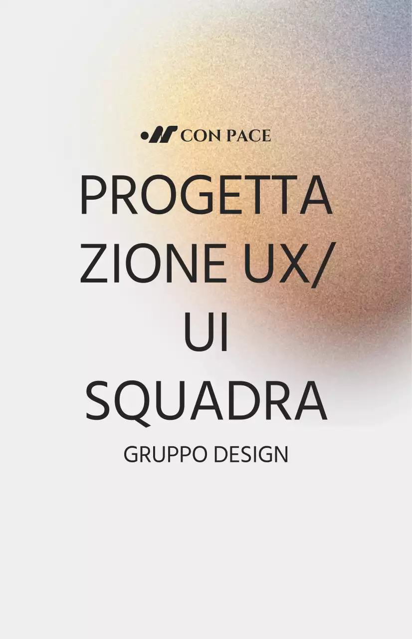 Semplice introduzione di reparto con illustrazione di rumore a colori su sfondo bianco sporco