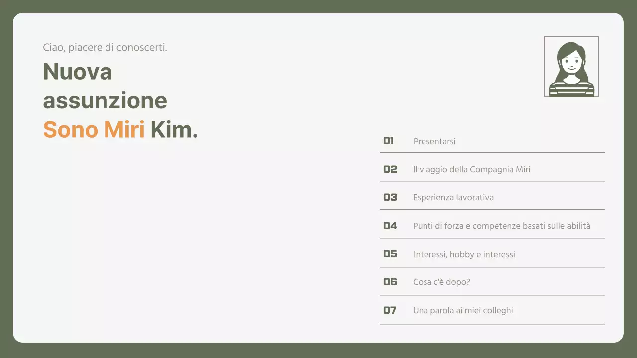 Lettera di presentazione aziendale semplice in giallo e cachi