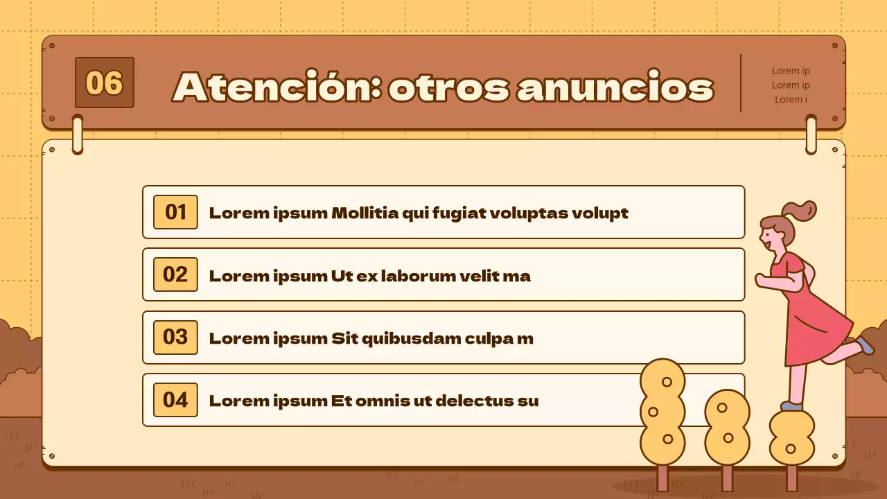 Una sencilla guía de turismo cultural de color amarillo y marrón