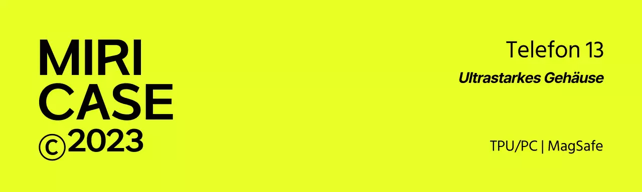 Fluoreszierender lindgrüner Koffer mit Markenzeichen für den Produktkopf