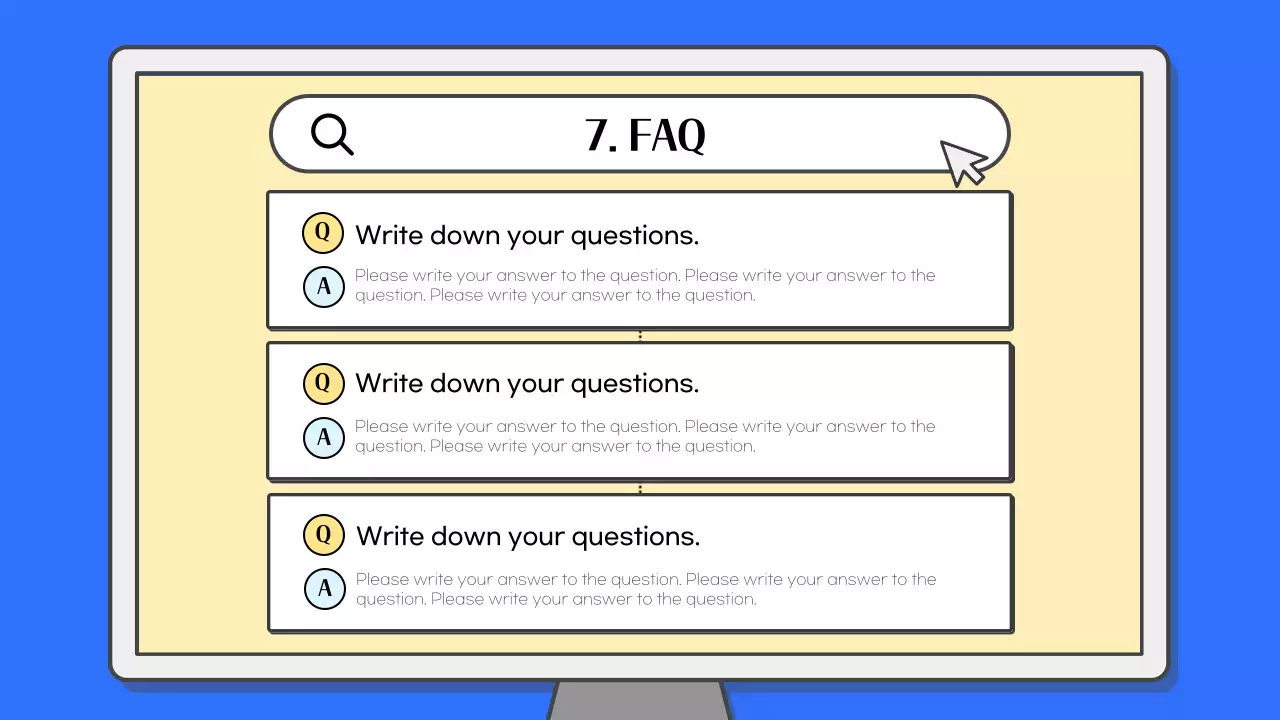 블루 심플 비즈니스 템플릿 프레젠테이션