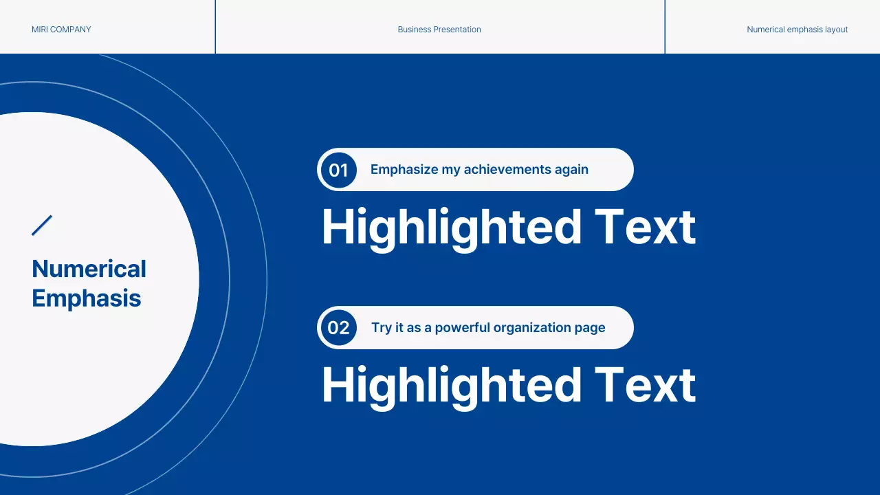 Modern business reports in blue and gray