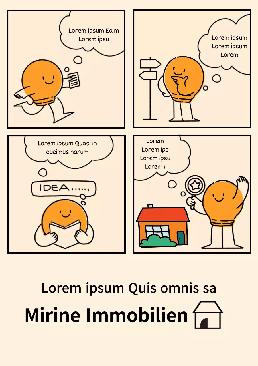 Werben Sie für Ihr Immobilienunternehmen mit einem hübschen elfenbeinfarbenen Hintergrund