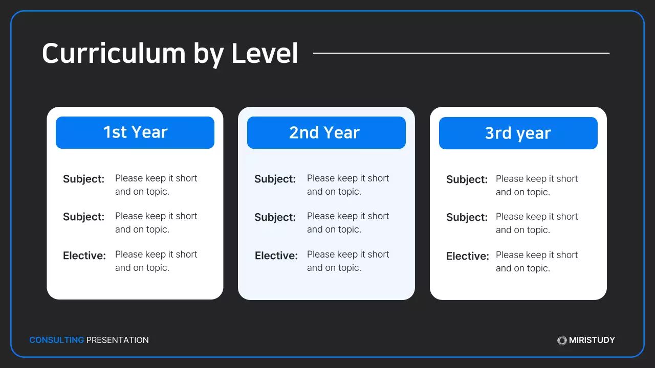 Blue Modern Exam Presentation