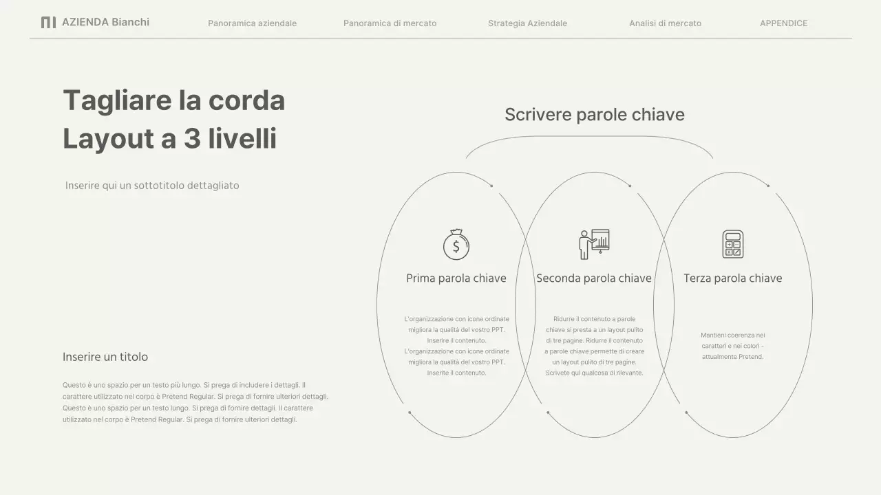 Rapporti di lavoro semplici in beige