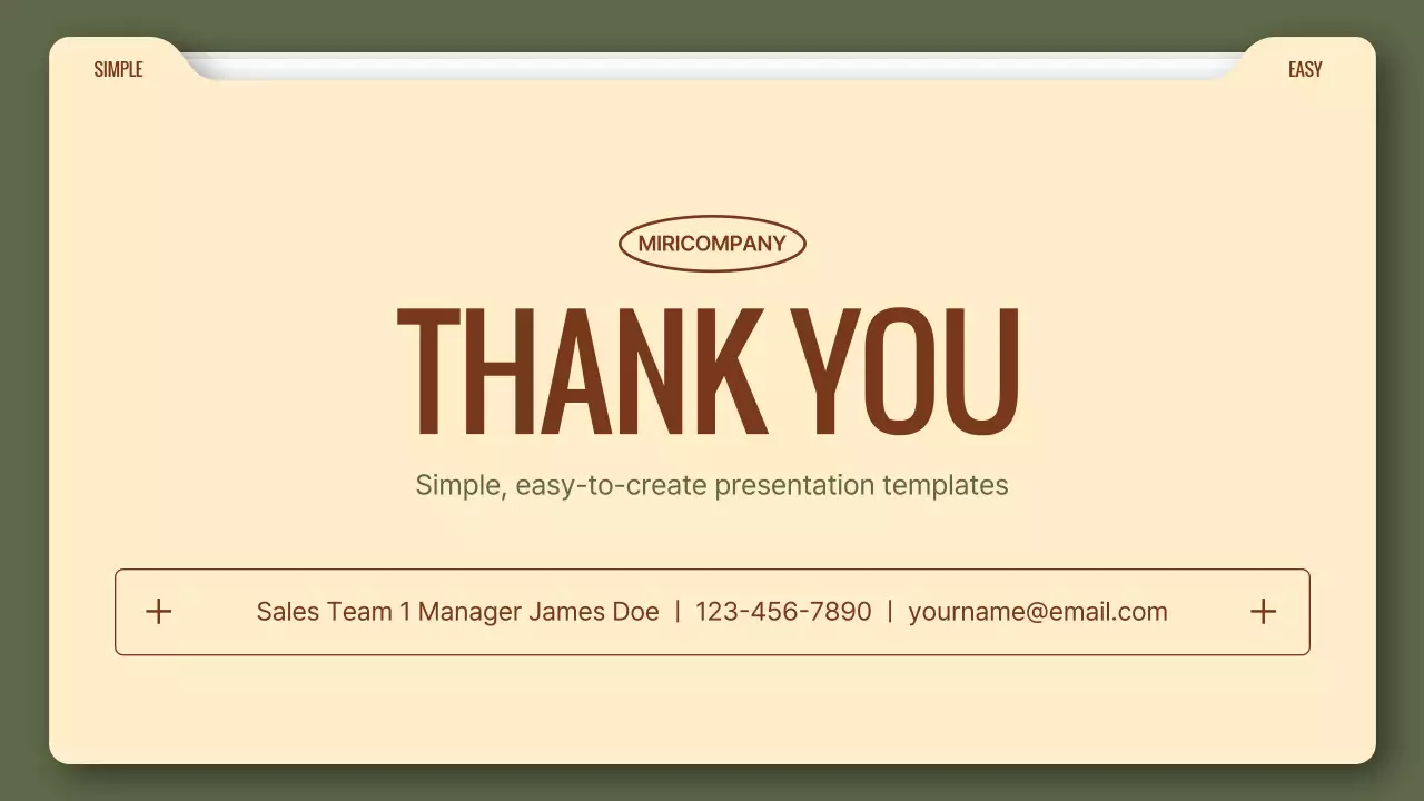 Simple business reports in khaki and brown