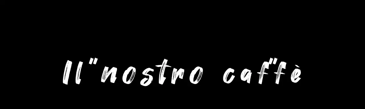 Etichetta di intestazione del merchandising del Roastery Cafe in nero