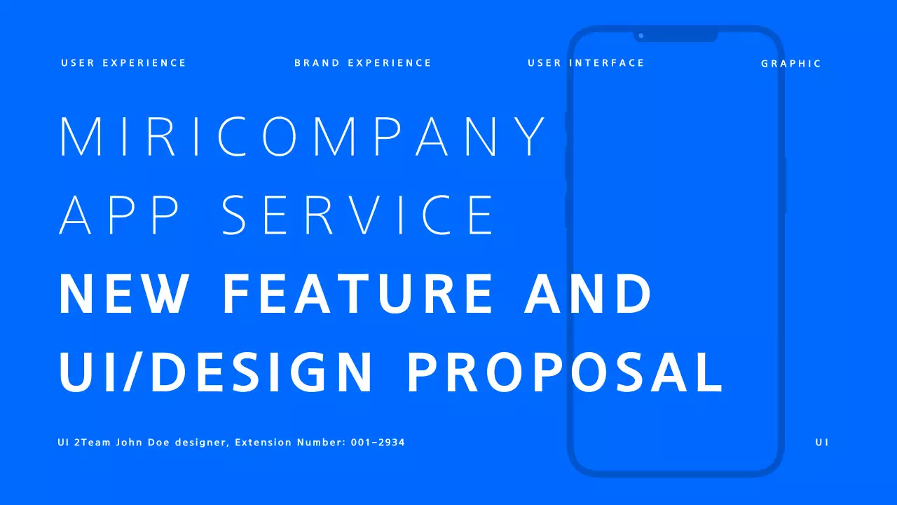 Blue Modern App Design Proposal Presentation