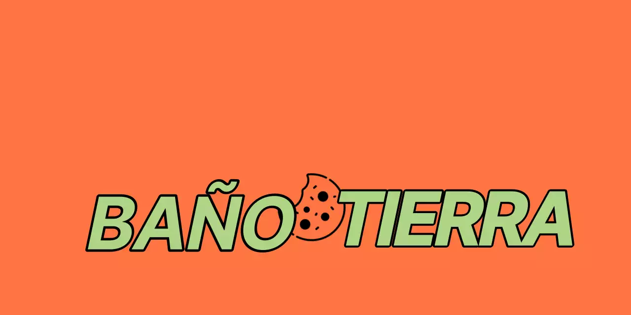 Tachuela de encabezamiento de envase de galleta de cafetería naranja y chartreuse