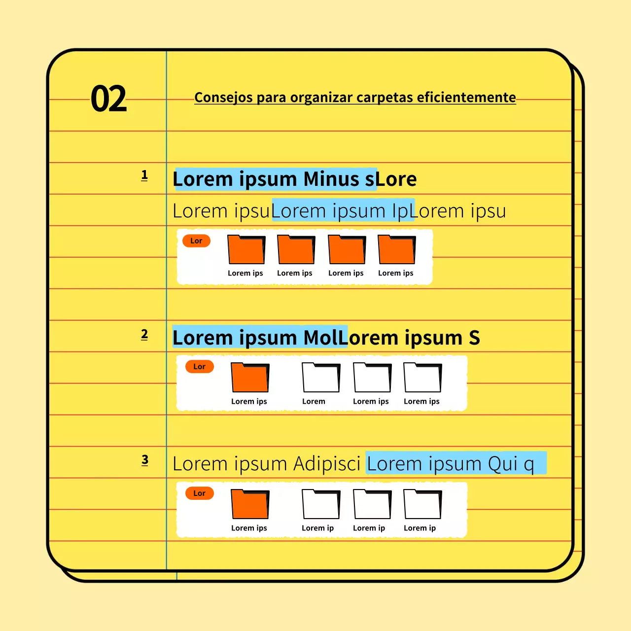 Consejos básicos y modernos para los nuevos empleados en amarillo y azul claro Material de formación