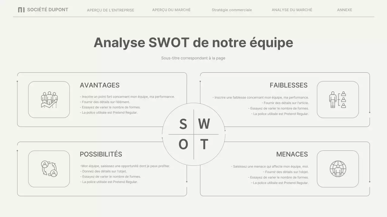 Rapports d'activité simples en beige