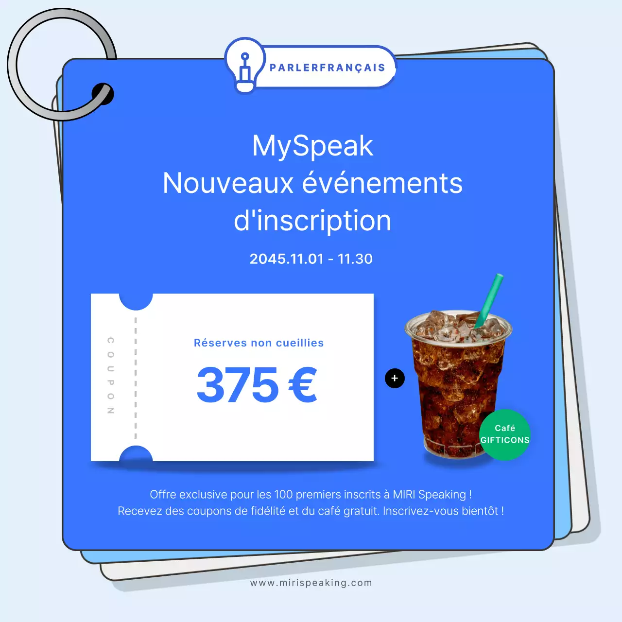 Promouvoir les conversations en anglais des affaires grâce à une palette de couleurs rose et bleue