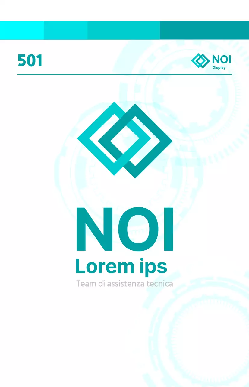 Annuncio di affiliazione aziendale brillante e concettuale con grafica meccanica