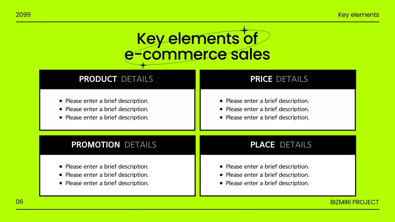 네온 모던 마켓 리서치 프레젠테이션