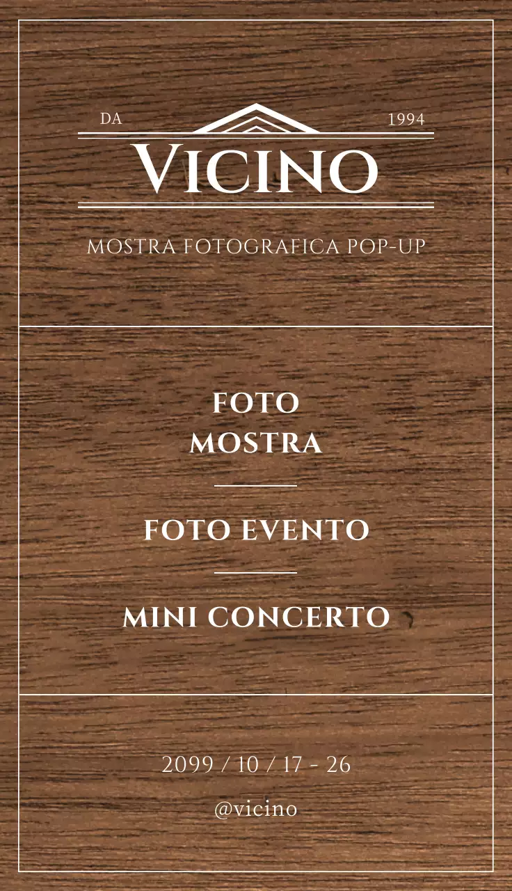 Segnaletica di orientamento per la mostra fotografica pop-up dell'impresa sociale bianca