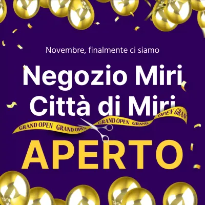 Promuovere l'apertura di un ramo di lusso giallo e viola