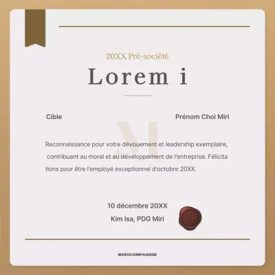 Un simple poteau d'affichage en beige et marron