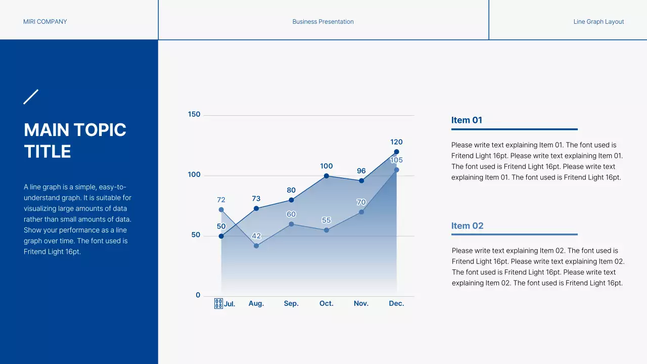 Modern business reports in blue and gray