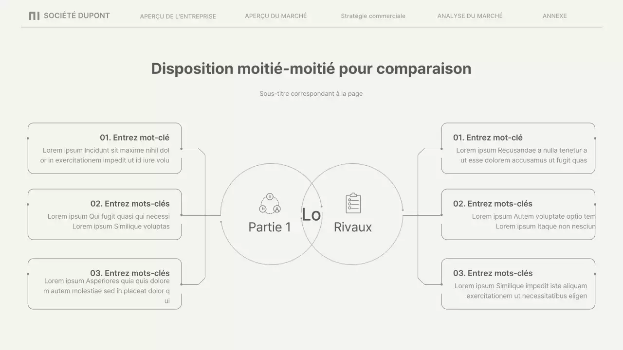 Rapports d'activité simples en beige