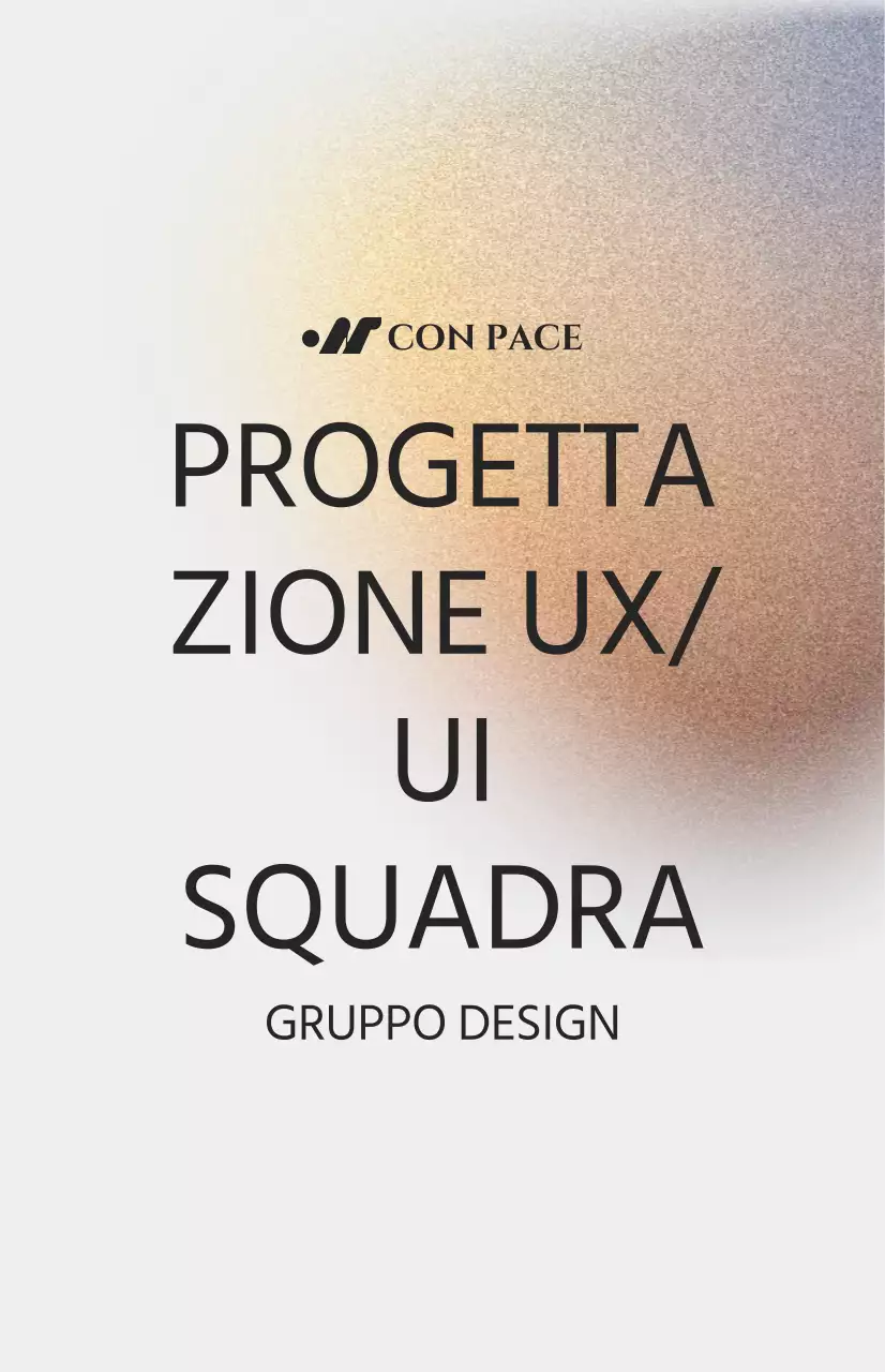 Semplice introduzione di reparto con illustrazione di rumore a colori su sfondo bianco sporco