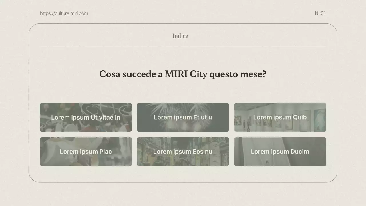 Una classica guida per il turismo culturale in beige e kaki