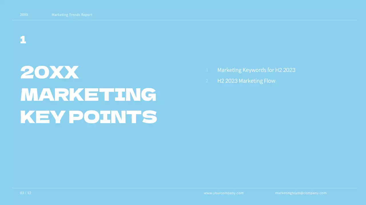 Grey Professional 마케팅 보고서 프레젠테이션