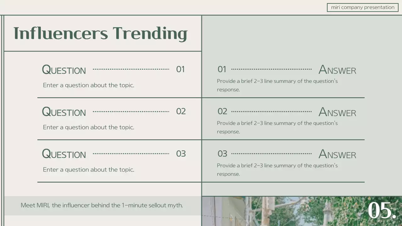 그린 빈티지 마케팅 보고서 프레젠테이션