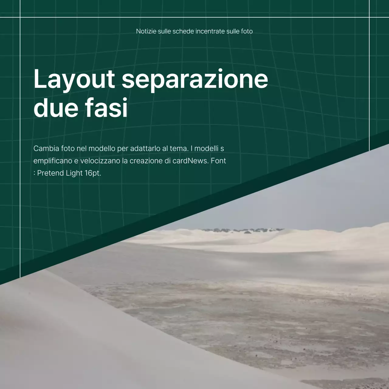 Promuovere un marketing di tendenza in verde e bianco