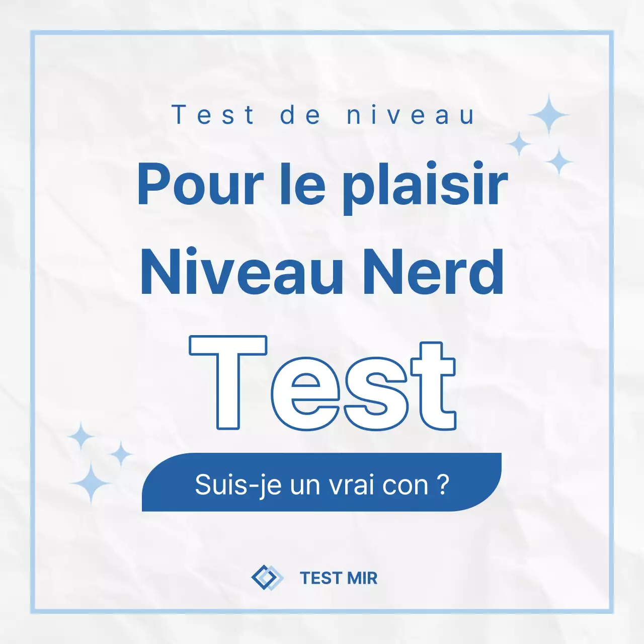Une enquête kitsch, bleue et blanche, sur le thème de la gaffe