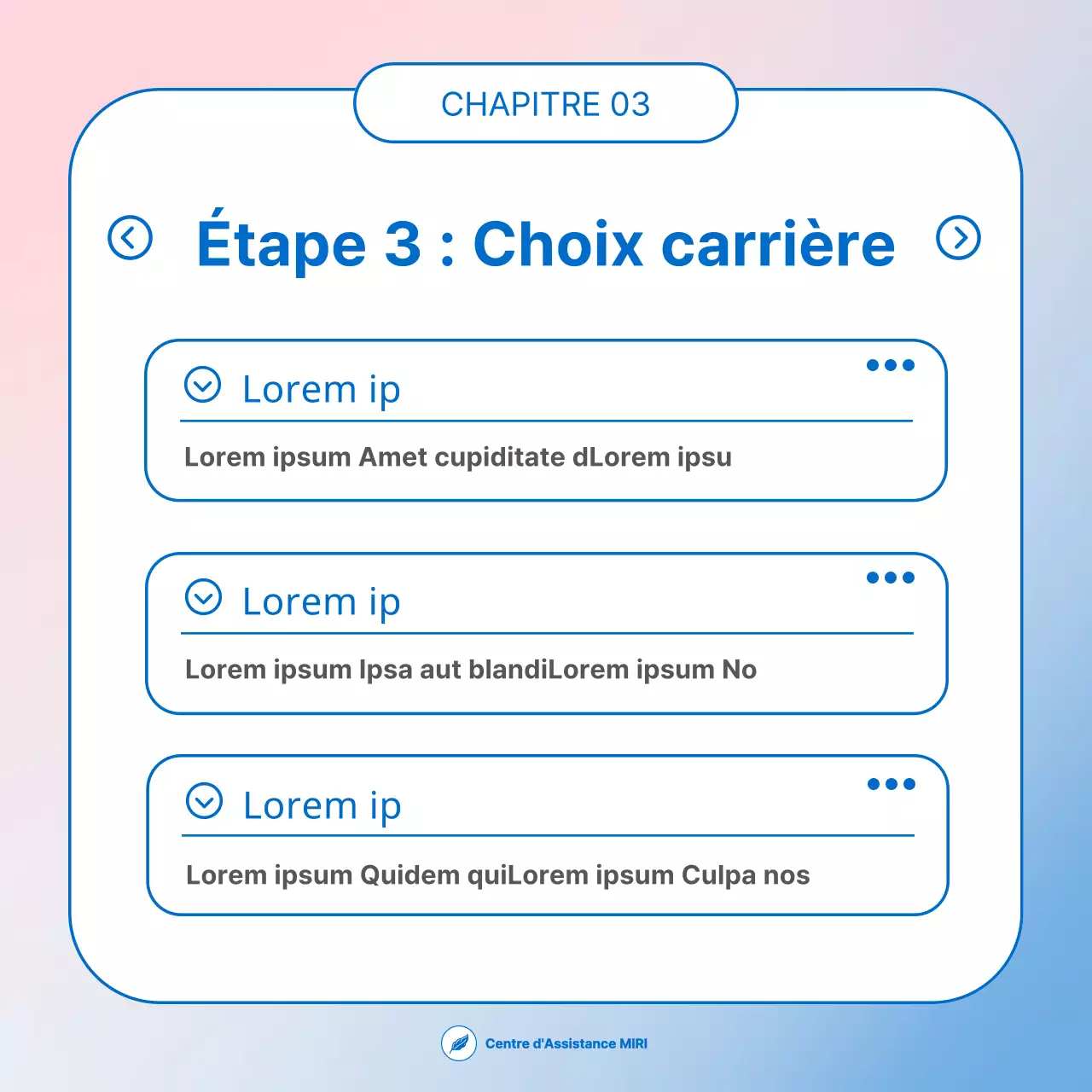 Un simple guide bleu clair et rose pour le service d'assistance téléphonique